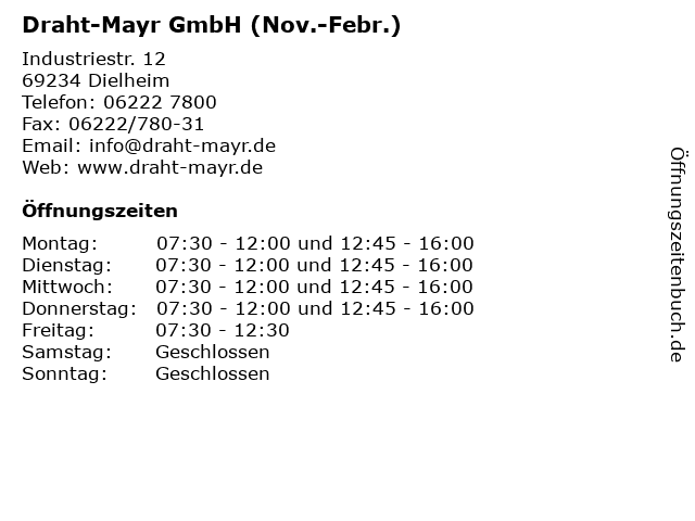 Draht Mayr Draht Mayr Gmbh 2019 11 21