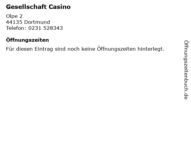 Casino gesellschaft olpe ohio