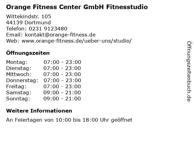 Dein Start - Dein Fitness Studio in Dortmund - Orange Fitness