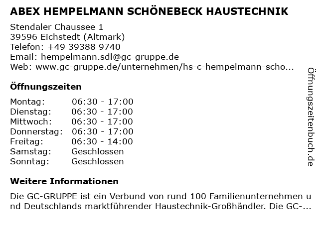 Hempelmann eichstedt