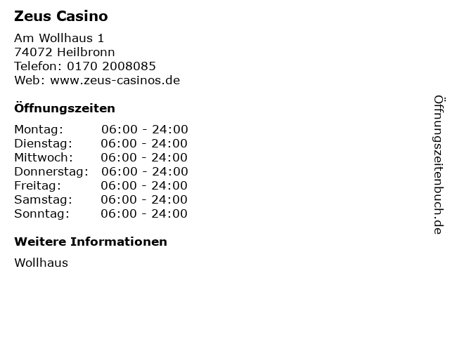 Zeus casino heilbronn