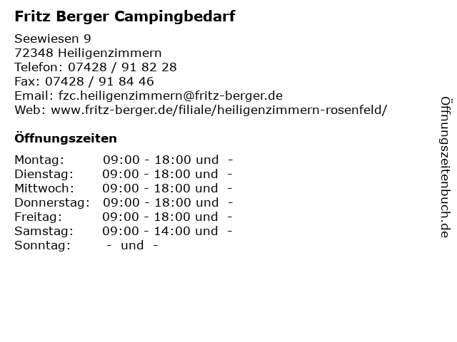 Füllstandsanzeige - Fritz Berger Campingbedarf