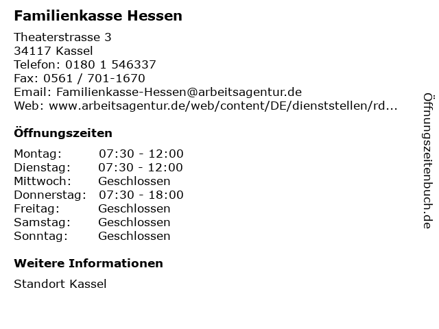 Familienkasse hotline