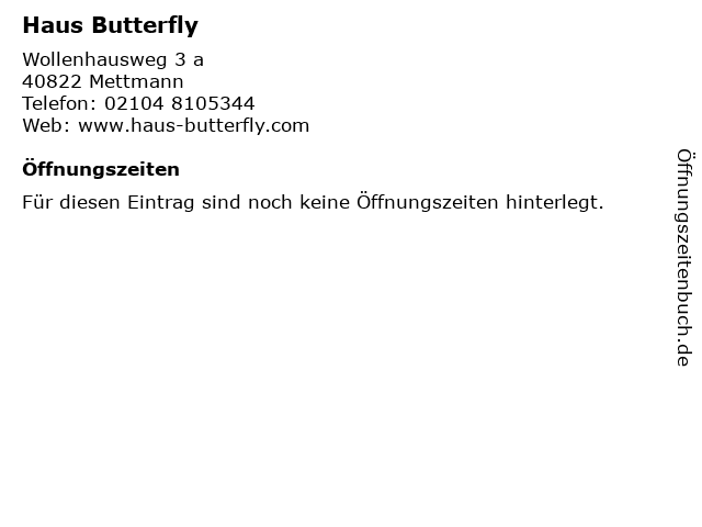 Haus Butterfly Davinci Haus 2020 01 31