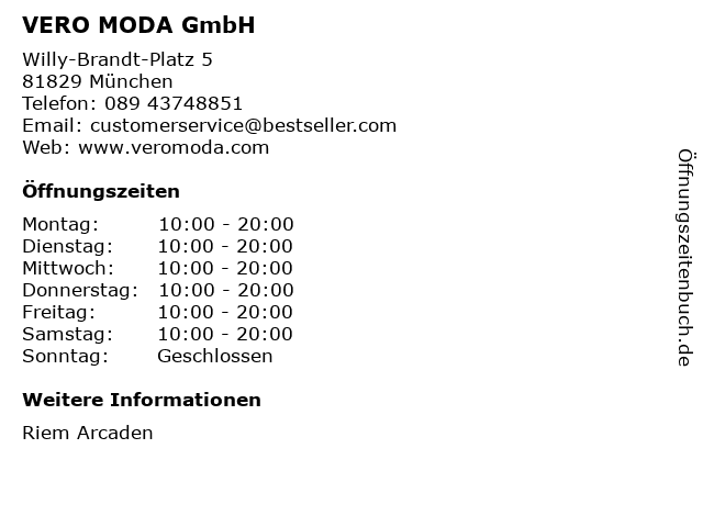 ᐅ Öffnungszeiten MODA GmbH“ | 5 in