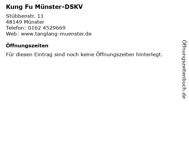 á… Offnungszeiten Kung Fu Munster Dskv Stubbenstr 11 In Munster