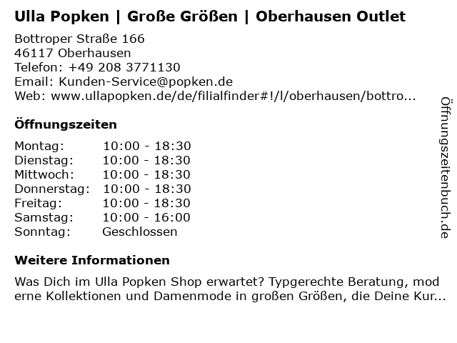 ulla popken outlet oberhausen