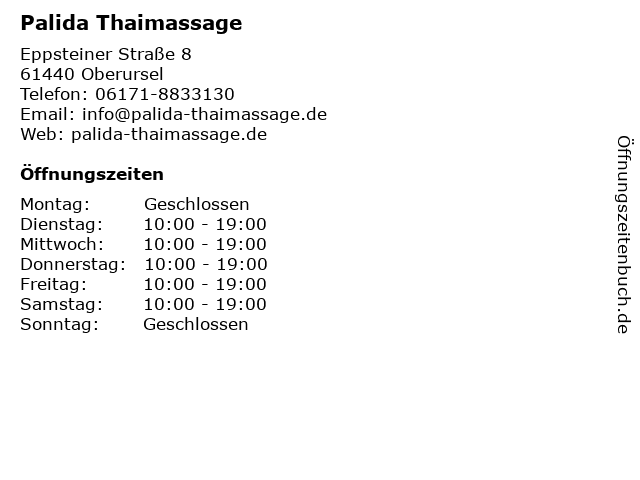 Thaimassage oberursel