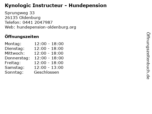 Oldenburg hundepension