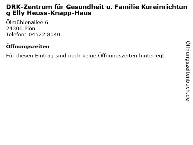 ᐅ Offnungszeiten Drk Zentrum Fur Gesundheit U Familie