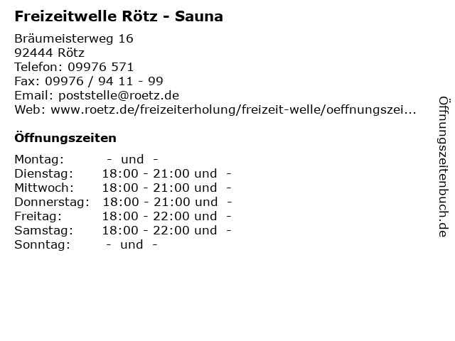 Öffnungszeiten bulmare sauna burglengenfeld Bulmare