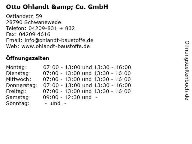 Ohlandt schwanewede