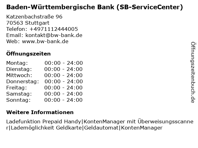 Bw Bank Vaihingen Schwabengalerie Offnungszeiten