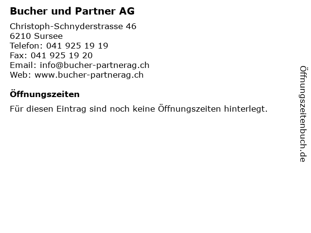 Bucher und partner sursee