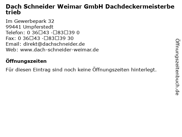 Www dach schneider weimar de