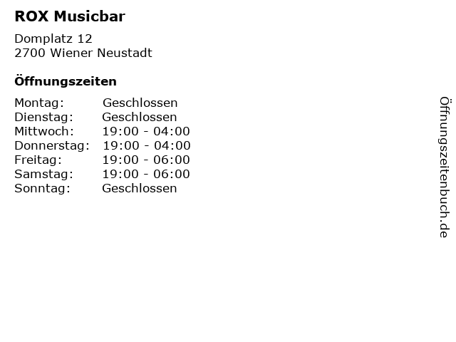 rox wiener neustadt