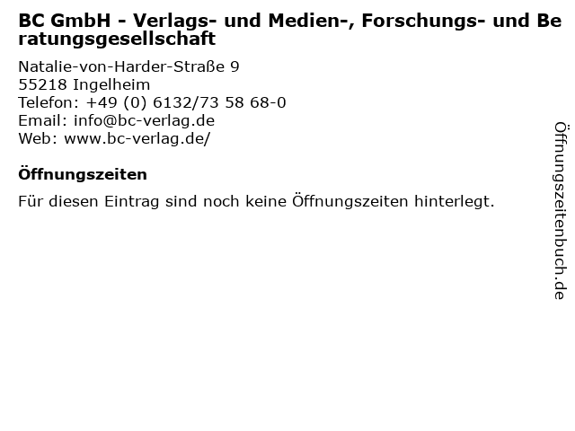 ᐅ Offnungszeiten Gmbh Verlags Und Medien Forschungs Und Beratungsgesellschaft Kaiser Friedrich Ring 53 In Wiesbaden