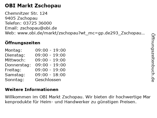 Baumarkt zschopau